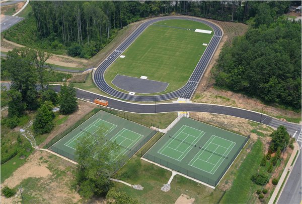 Woodland Middle School Track Project East Point, GA-2